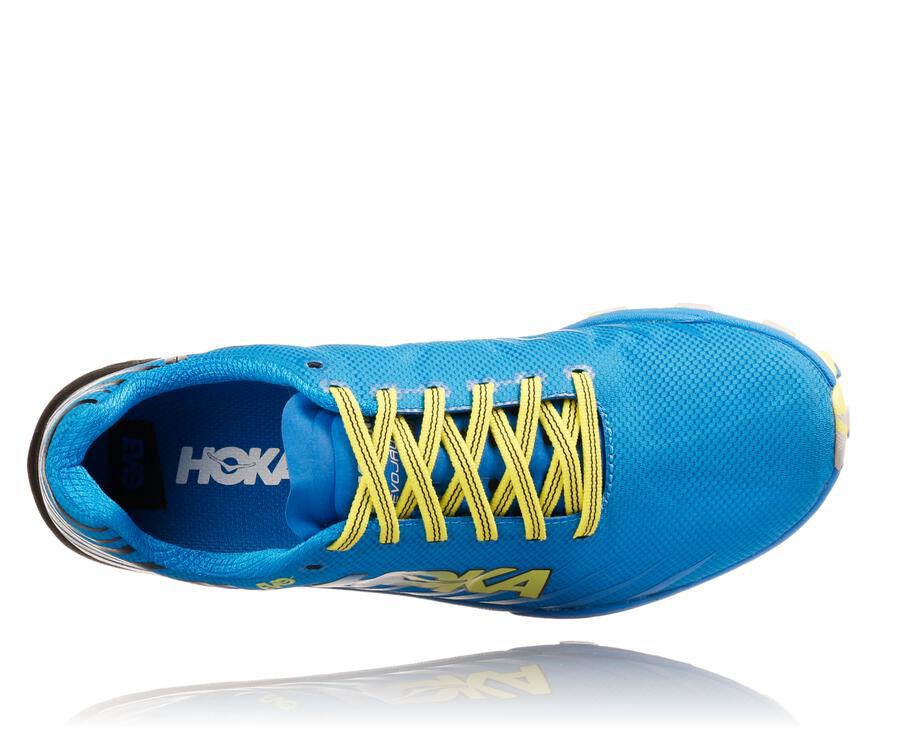 Chaussure Trail Hoka One One Evo Jawz Homme - Bleu - KSB-034561